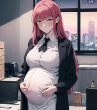 Pregnant Makima