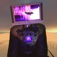 Injured Titan tv man