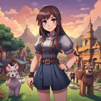 Minecraft anime girl