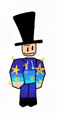 Top hat -Roblox oc-