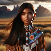 Native American girl