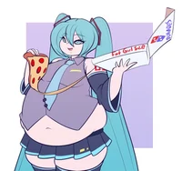 Fat hatsune miku