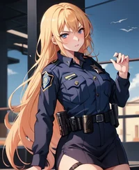 Chica policía yui