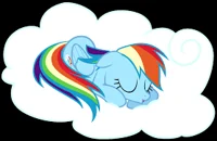Rainbow Dash Sleep