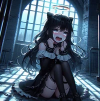 девочка-кошка