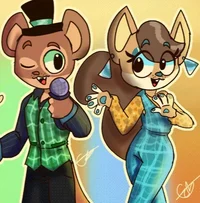 Popgoes and Sara 