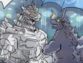 Kiryu And Godzilla