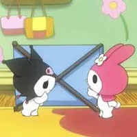 My Melody and Kuromi