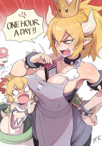 Bowsette and Junior