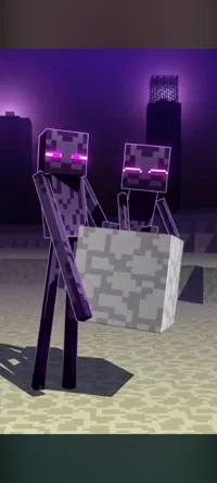 Enderman and baby