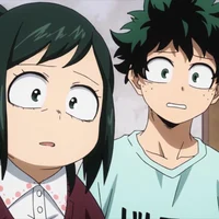 Izuku e Inko Midoriy