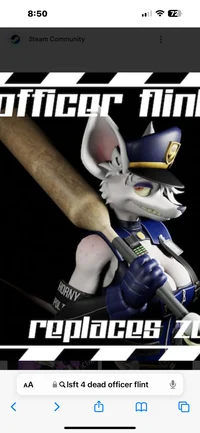 Officerflint left4de