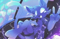 Glitch the furry cat