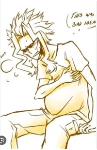 pregnant all might