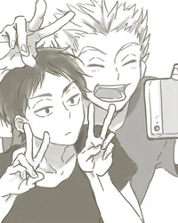 Bokuto and Akaashi