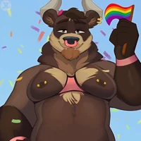 Pride Month Bull