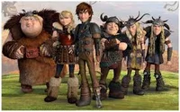 Hiccup and the crew