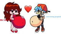 Pregnant bf and gf