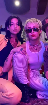 Miley and Dua