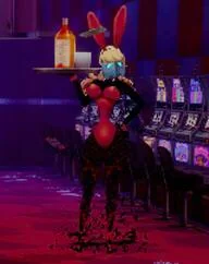 Bunny waitress tg mc