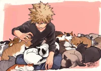Bakugo - cat cafe