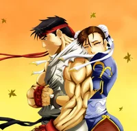 Chun-li and Ryu