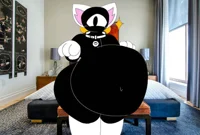 Neko seek in bedroom