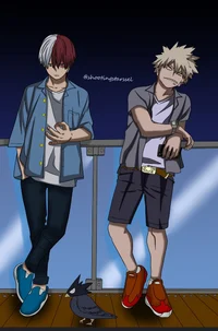 Todoroki and Bakugo