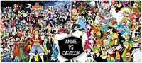 Cartoons vs animes