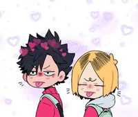 Kenma and Kuroo