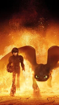 Hiccup and Toothless