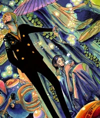 Sanji and Nico Robin