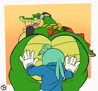 Vector the crocodile