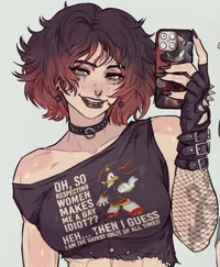 Tomboy Goth Gamer