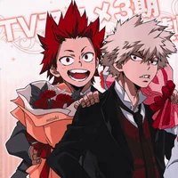 Kirishima and Bakugo