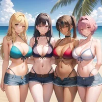 Giantess harem