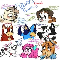 Bluey HS AU