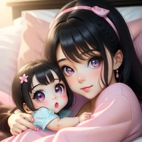 Your wife and daught