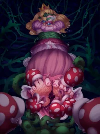 Peach barefoot