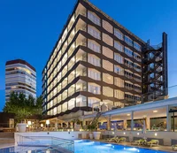 A big Hotel and pool