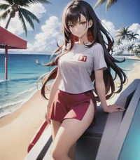 Single lifeguard mom