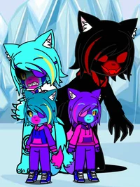 Icefoxyandshadowfoxy