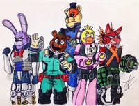 MHA x fnaf