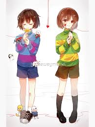 Frisk and Chara