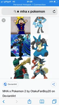 Mha x Pokémon 