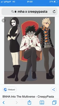 Mha x creepy pasta 