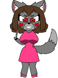 Angry wolf lya