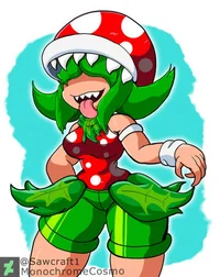 piranha plant woman