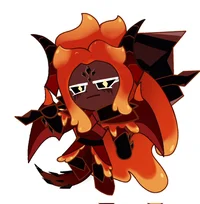 Magma dragon cookie