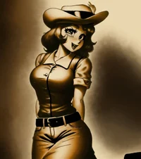 Cowgirl Photo